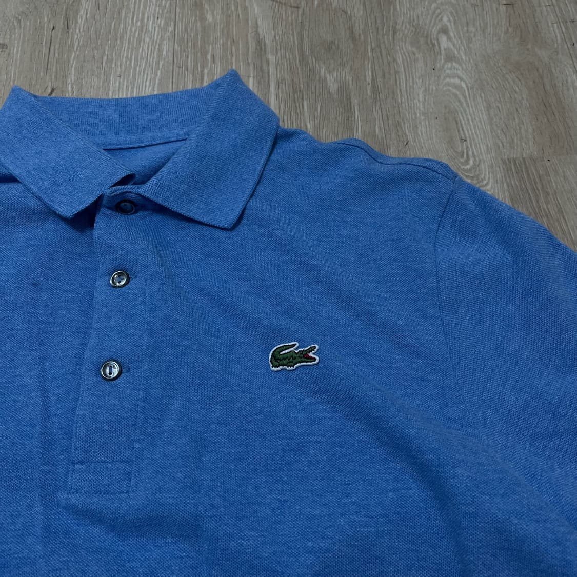 라코스테 자수 로고 반팔 PK 카라티 [스카이 블루] 4사이즈 상품이미지4