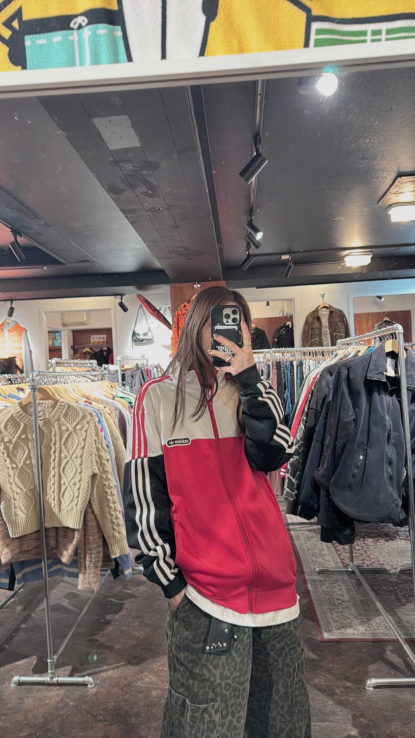 아디다스 파이어버드 스플릿 배색 올드스쿨 집업 져지 트랙탑 자켓 M 상품이미지8