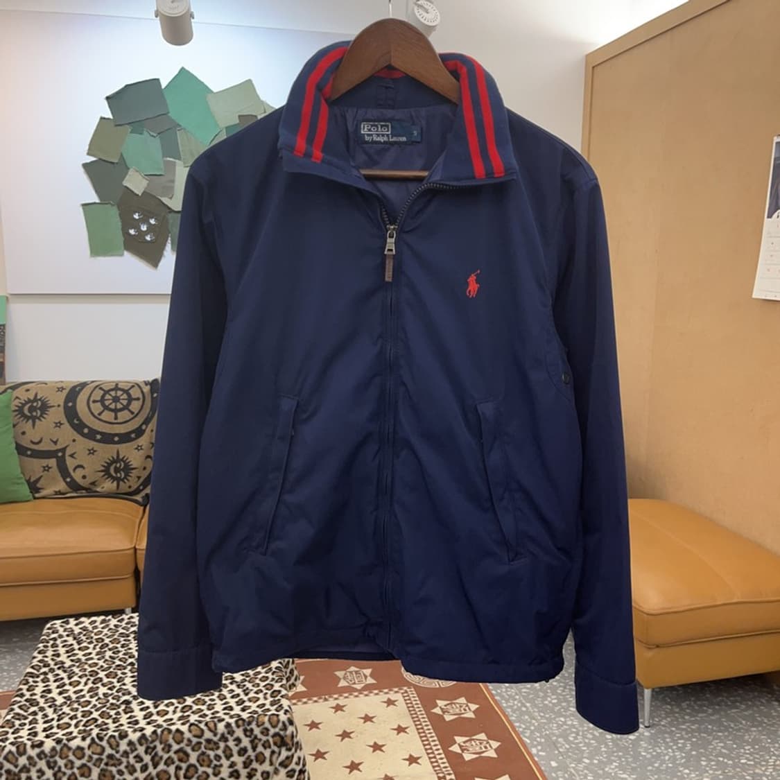 폴로 랄프로렌 레트로 자수로고 블루종 페리 자켓 S C09379 상품이미지3
