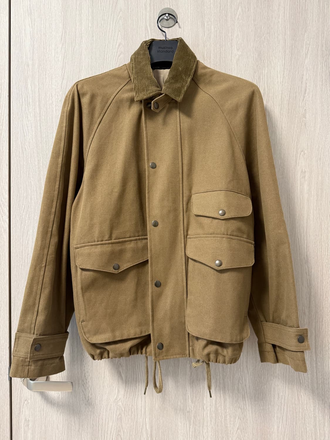 자라 코듀로이 콤비 스트럭처 점퍼 M 상품이미지2