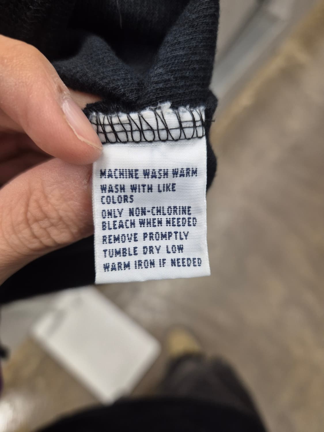 폴로 랄프로렌 와플 카라티 블랙 S 상품이미지5