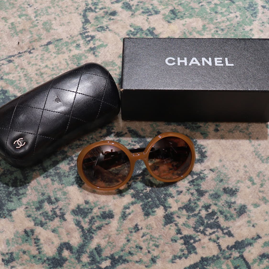 Chanel 샤넬 선글라스 5120 브라운 정품 풀박스 상품이미지1