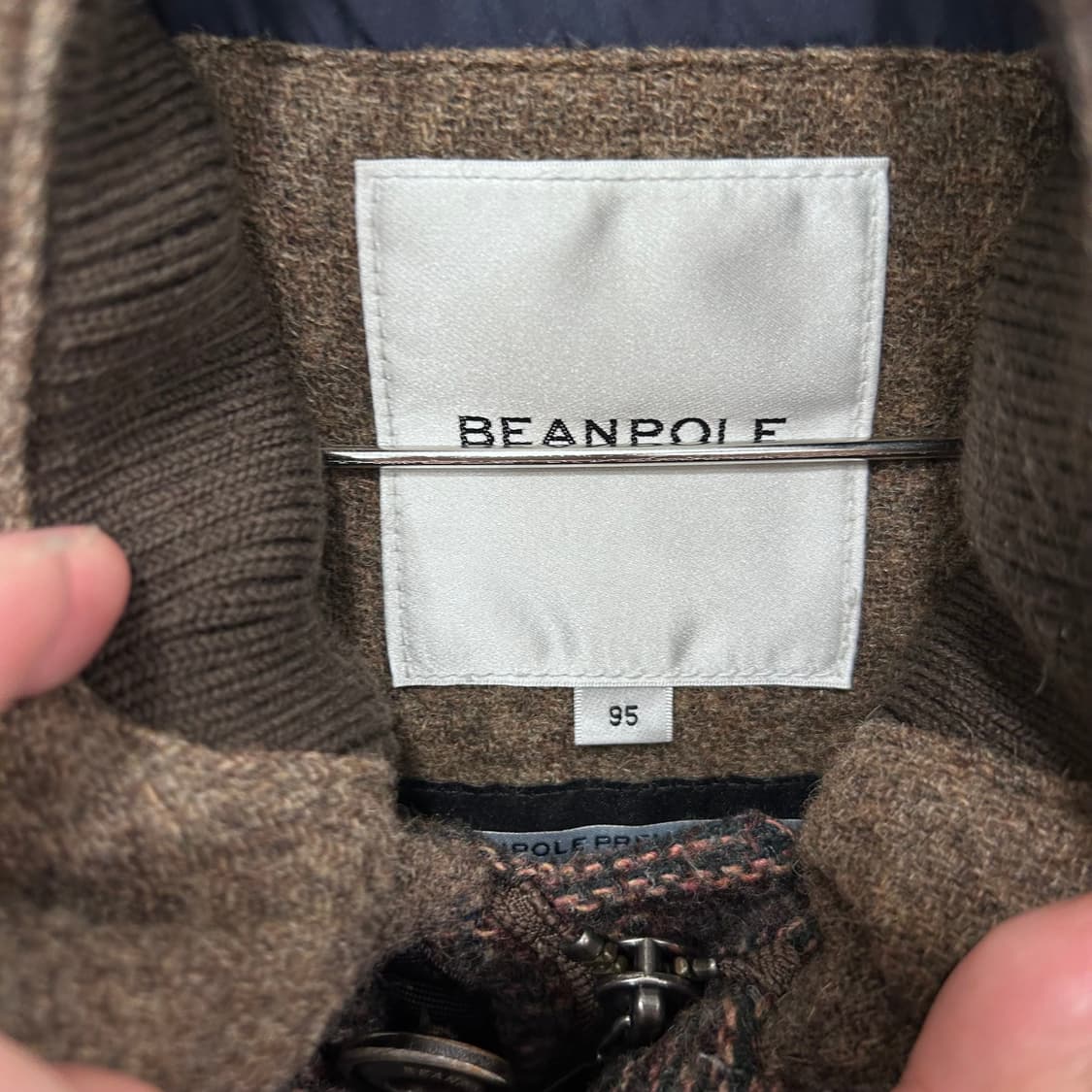 빈폴 가먼츠 덕다운 울 패치 후드 패딩자켓 상품이미지3