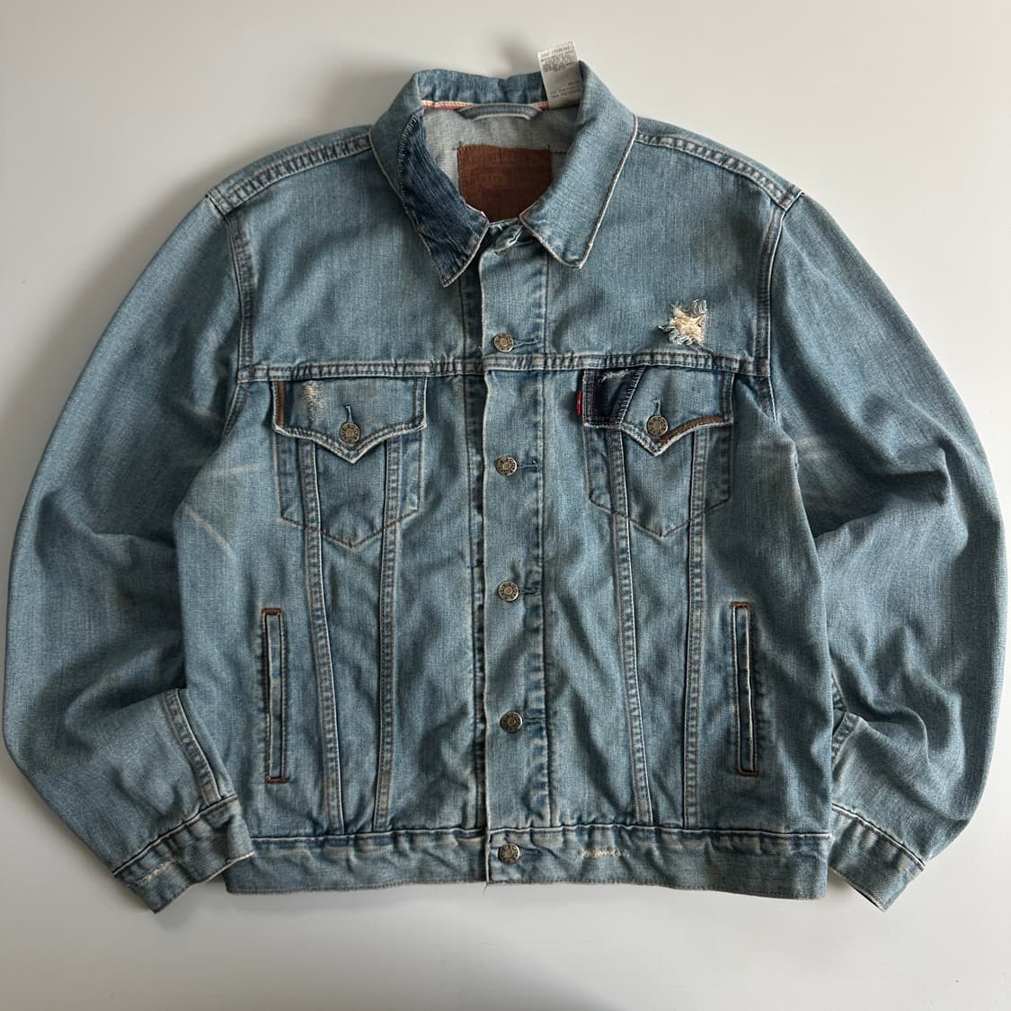Levi‘s 리바이스80‘s 패치워크 데님 트러커 자켓 상품이미지2