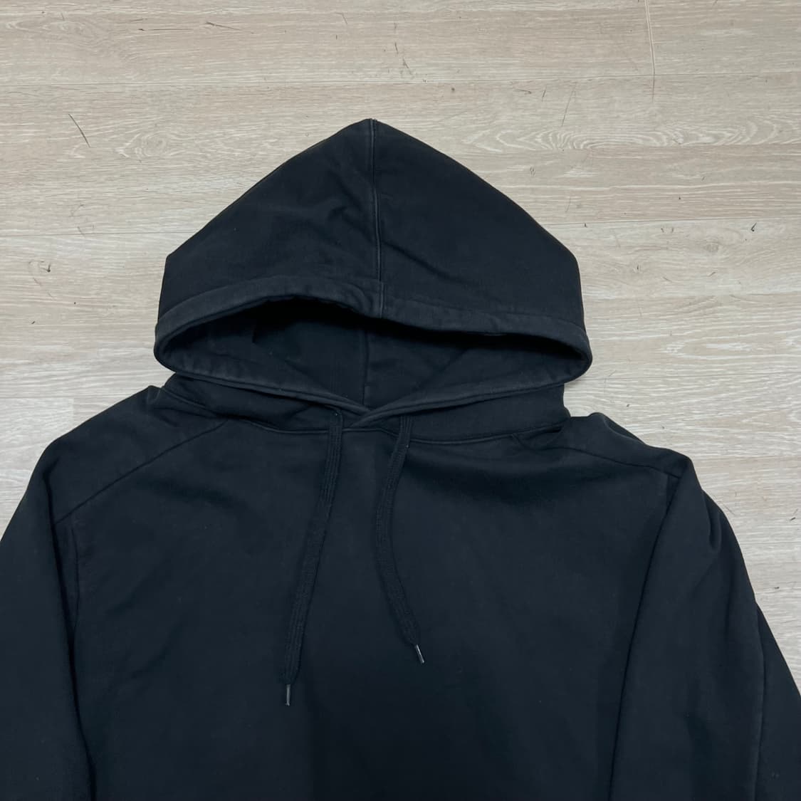 아임낫어휴먼비잉 사이드 로고 후드 티셔츠 [블랙] XL/105 상품이미지2