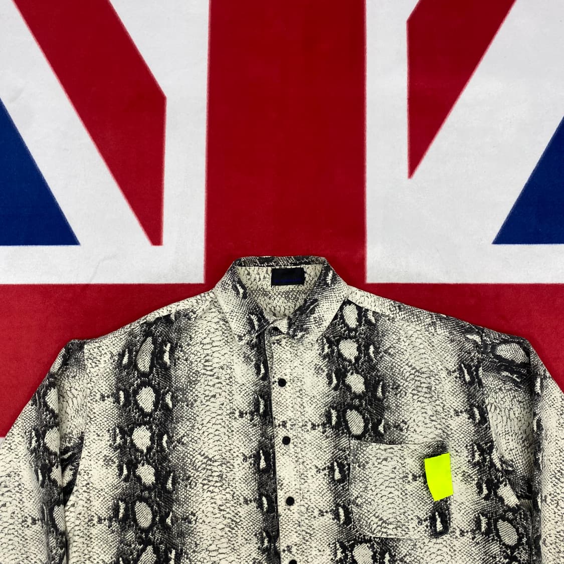 빈티지 패턴 셔츠 실측 L - XL  상품이미지3