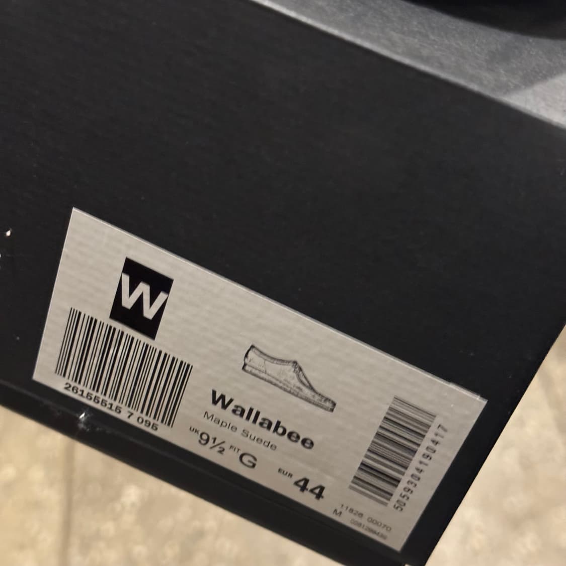 클락스 왈라비 메이플 스웨이드 UK9.5 상품이미지5