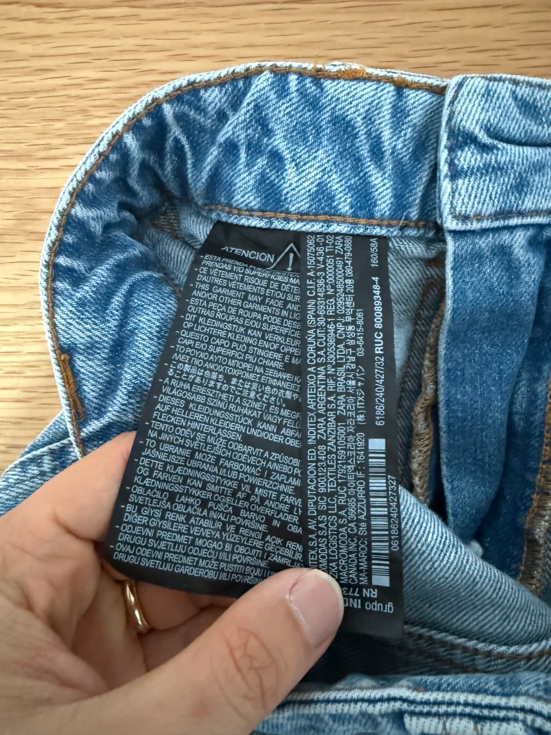 자라(ZARA) 데님 반바지 상품이미지7