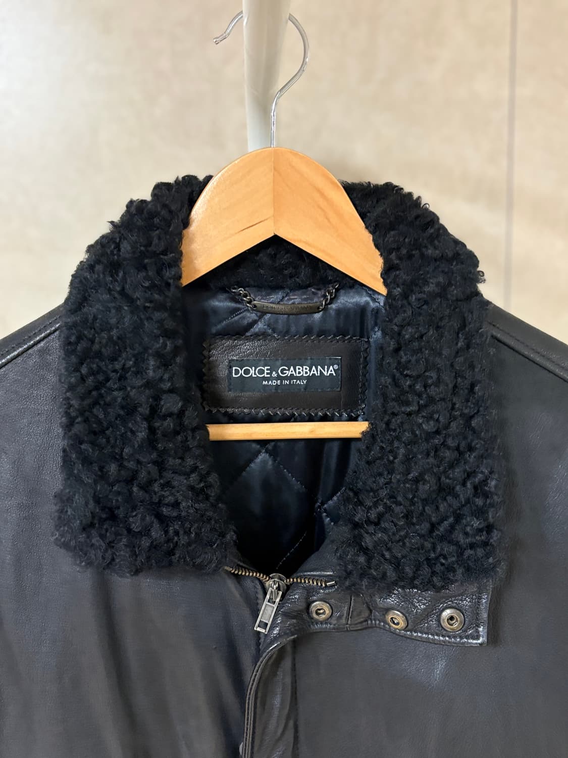 돌체앤가바나 버팔로 레더 자켓 상품이미지3