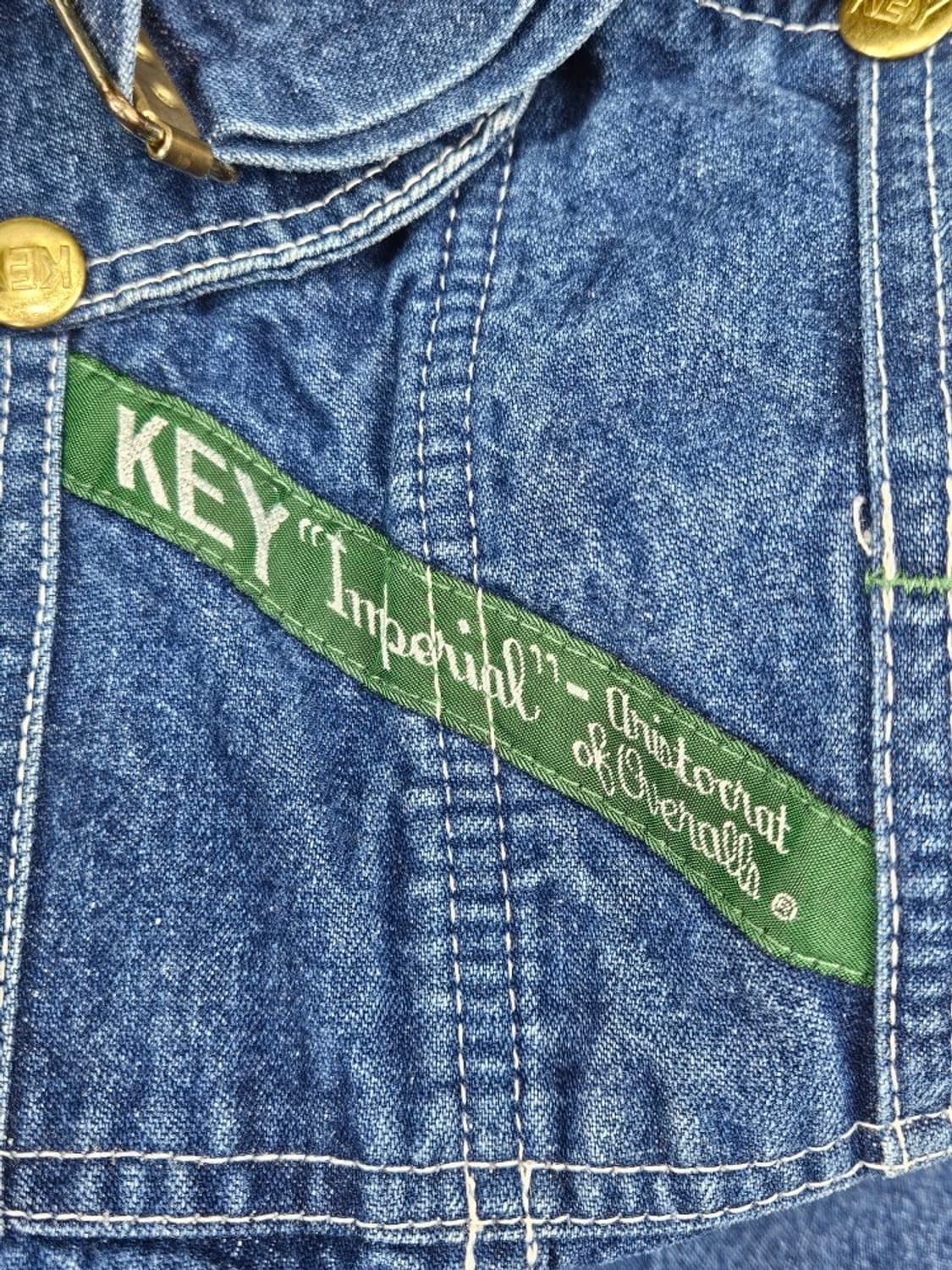 KEY 데님 오버롤 멜빵 ( 36X30 ) / 12088 상품이미지10