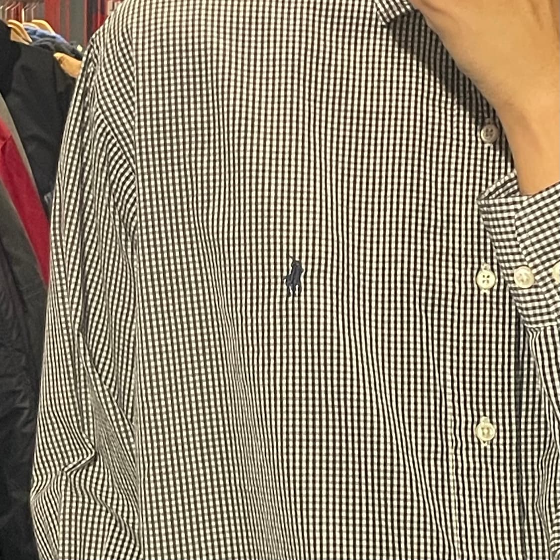 [IM] Polo 폴로 체크 블랙 긴팔셔츠 상품이미지6