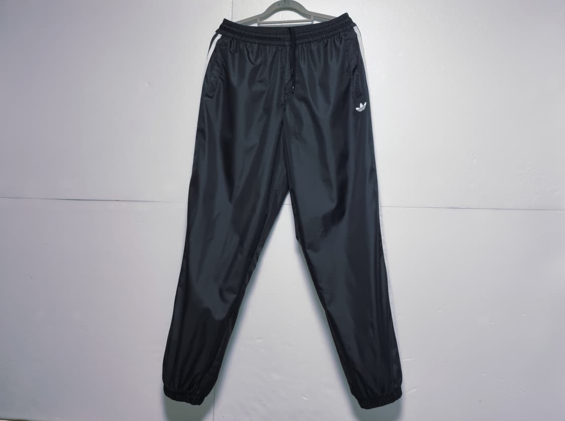 남성 아디다스 OG 불꽃 슈퍼스타 우븐 트랙 팬츠 바지 트레이닝복 검정 상품이미지3