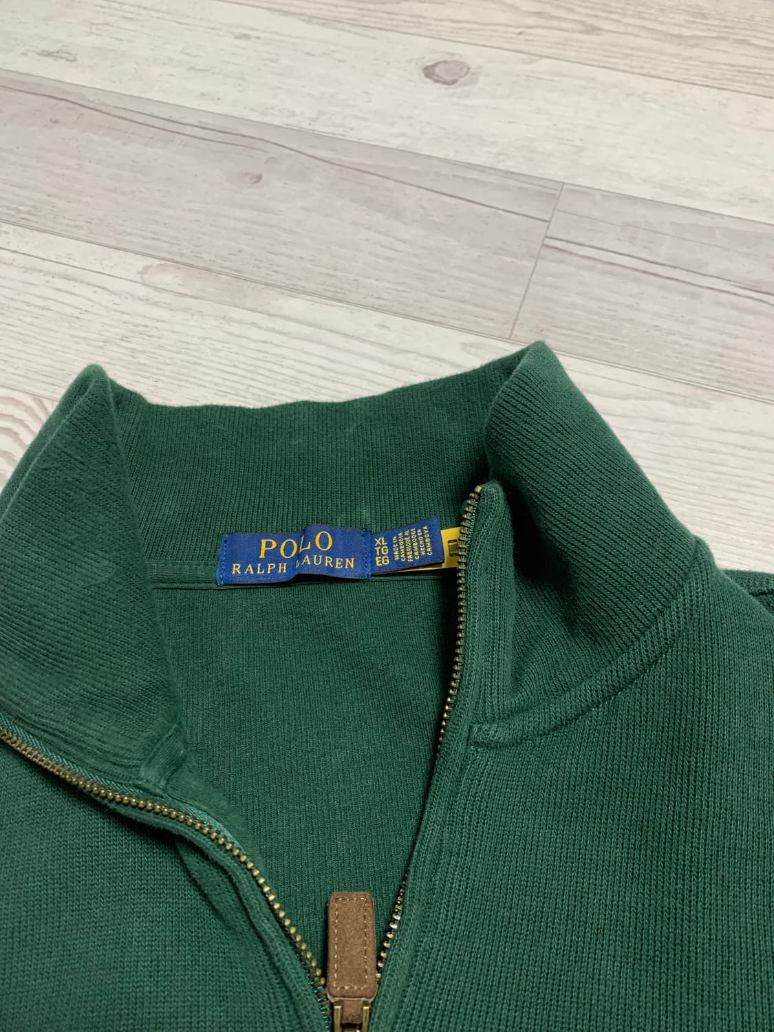 폴로 하프집업 딥그린XL 상품이미지5