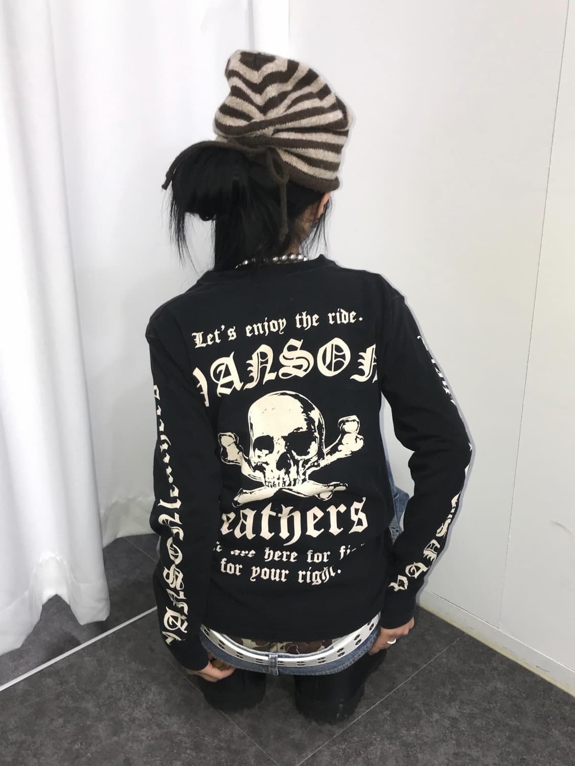 밴슨 크롬맛 풀 프린팅 롱슬리브 상품이미지2