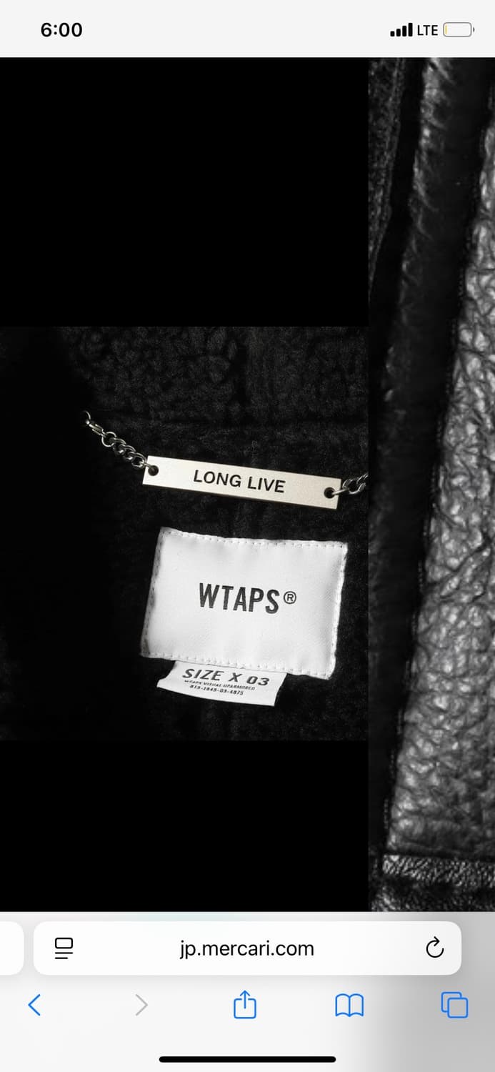 더블탭스 WTAPS b-3 무스탕 판매합니다 상품이미지5