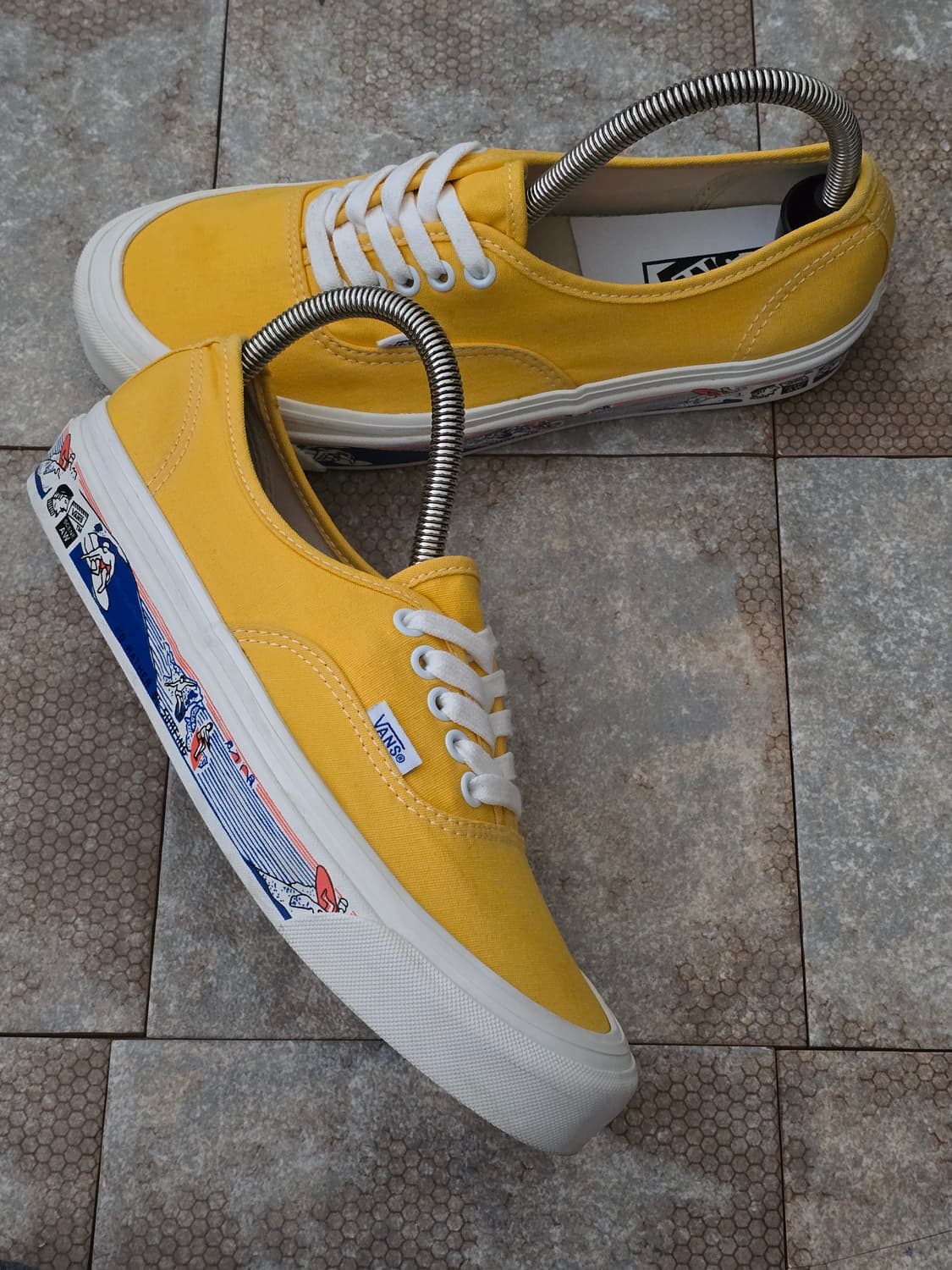 (260)반스 어센틱 44 dx 애너하임 사이드월 프린트 스니커즈 상품이미지8