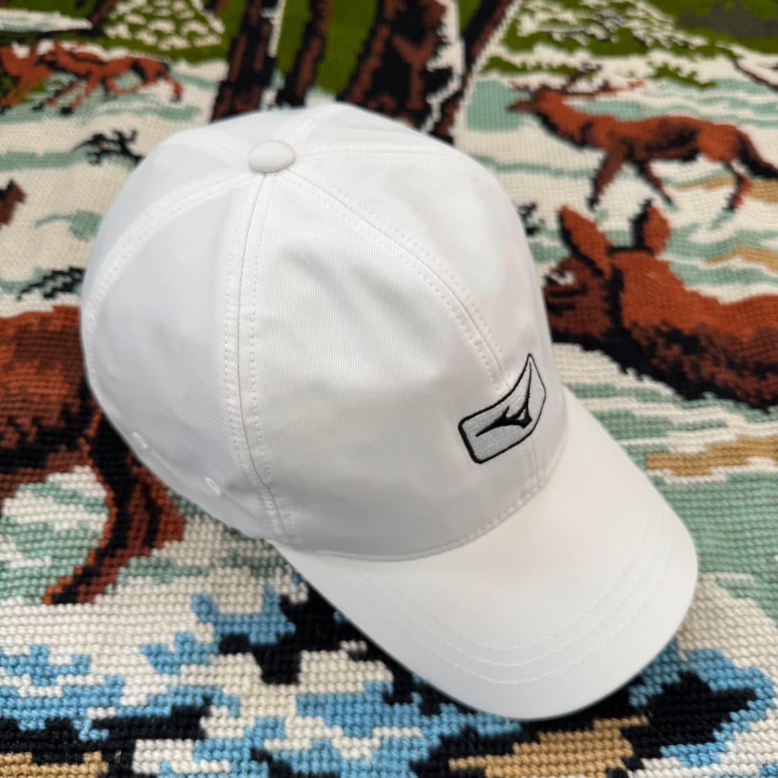 미즈노 화이트 볼캡 상품이미지2