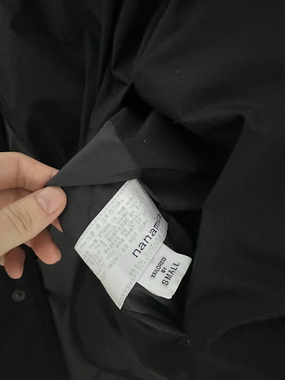 나나미카 리버서블 인슐레이션 가디건 블랙 상품이미지2