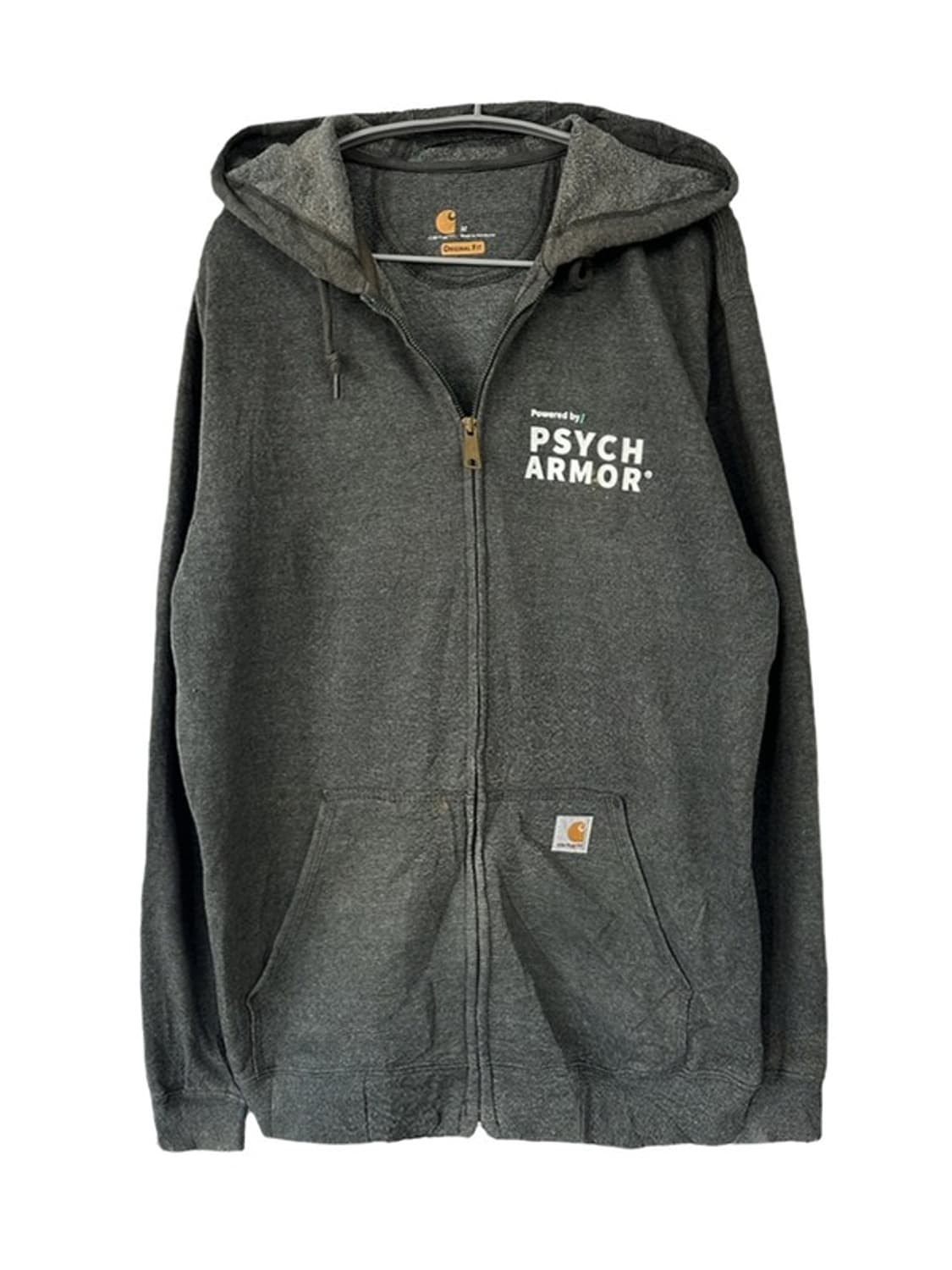 [M] CARHARTT 칼하트 빈티지 레터링후드집업 상품이미지1