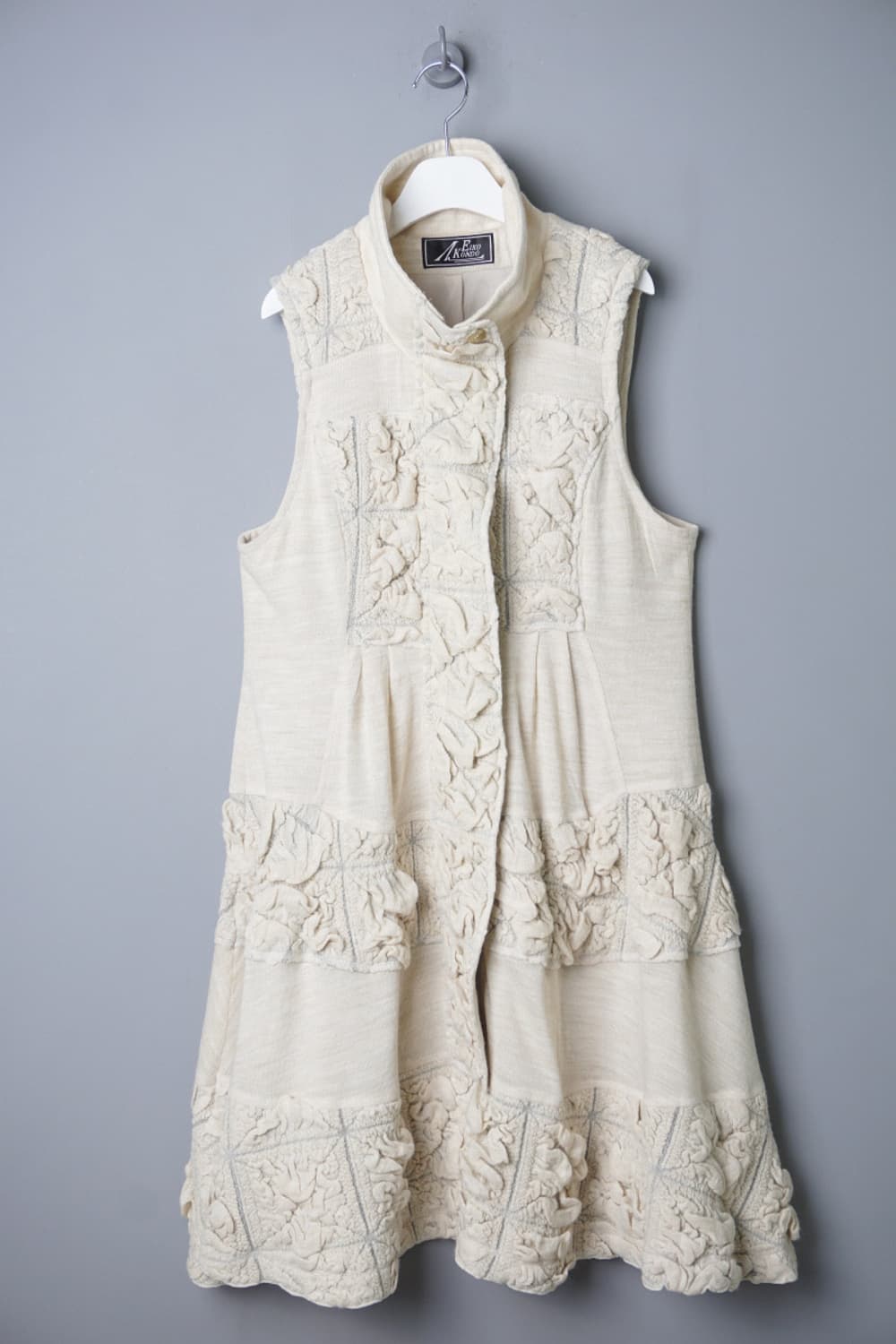 아이보리 패치워크 집업 원피스 (EIKO KONDO) 상품이미지1