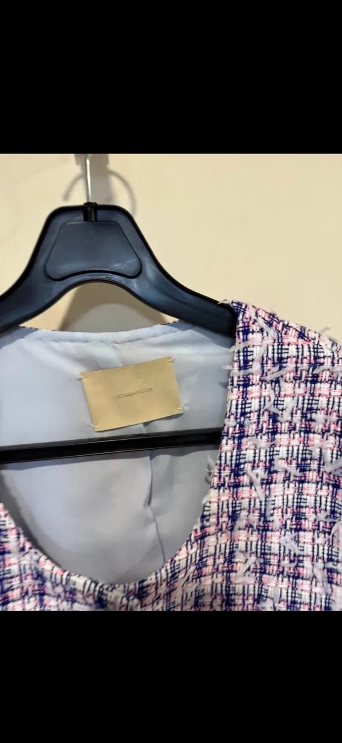 새상품 Labambaroom 라밤바룸 커브 트위드 자켓 상품이미지5