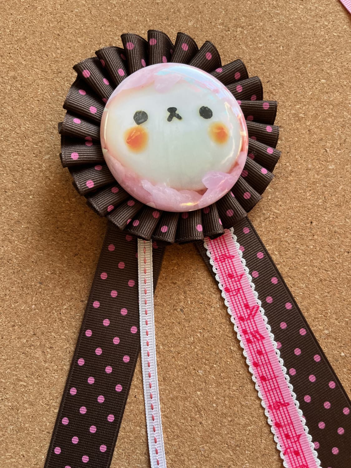 브라운 도트 로제트 🐑 상품이미지1