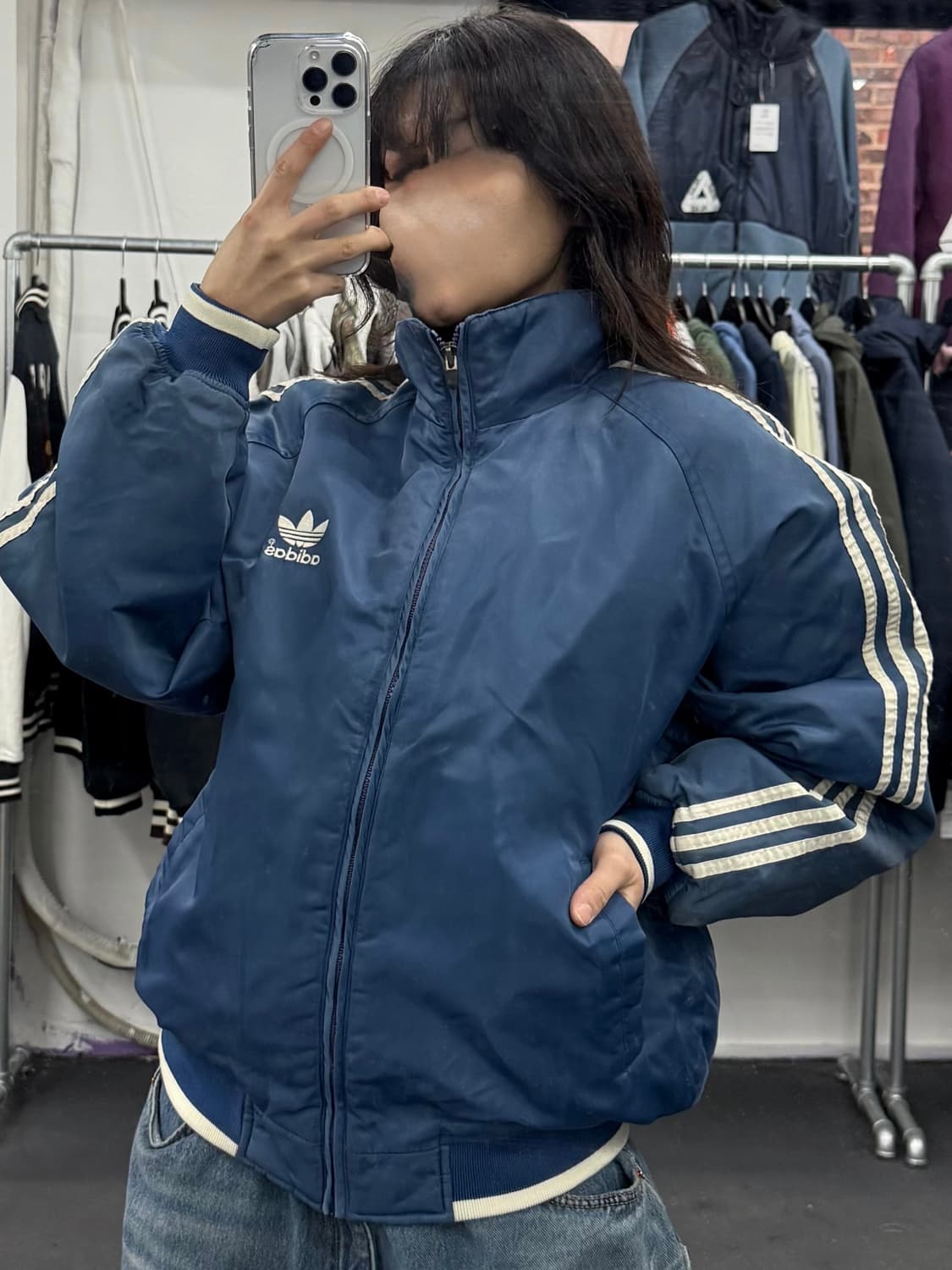 아디다스 90s 빅로고 점퍼 상품이미지2