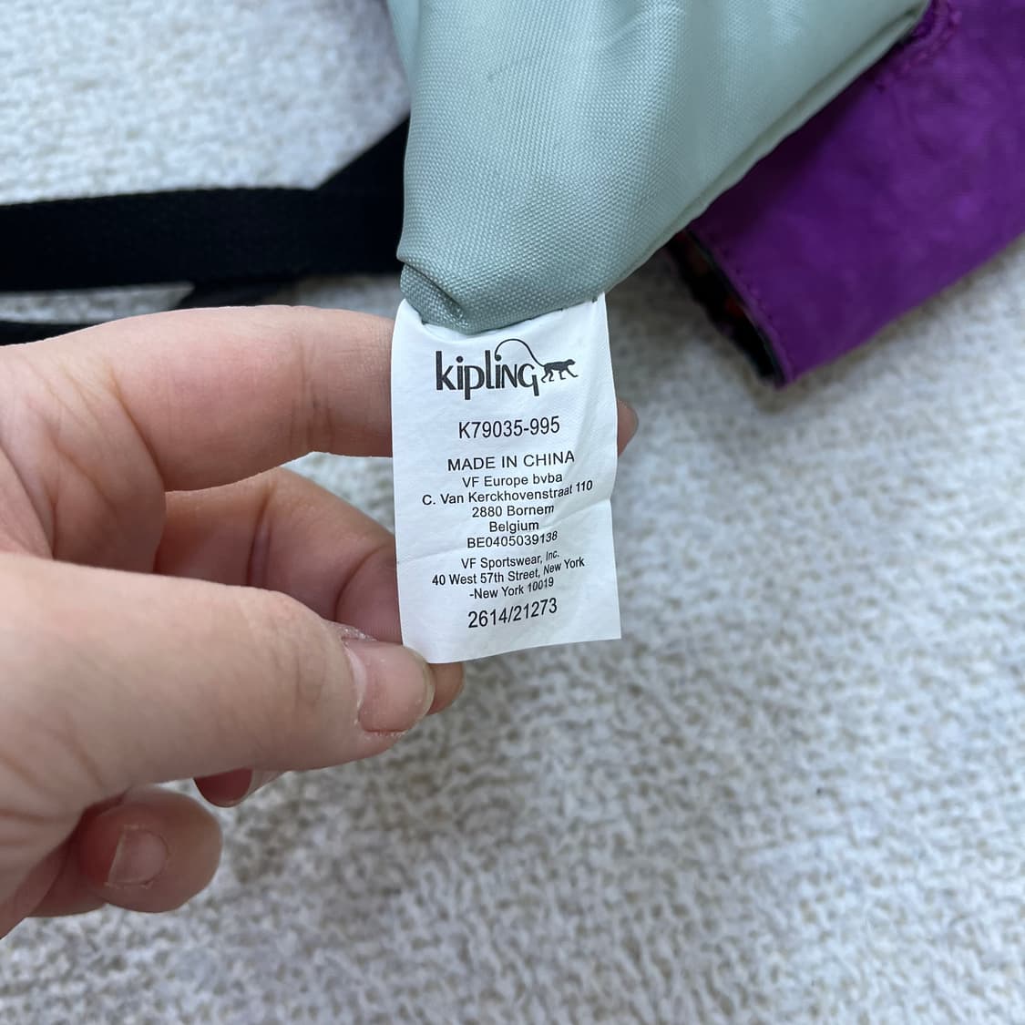 실측확인 키플링 토트백 0406M 상품이미지3