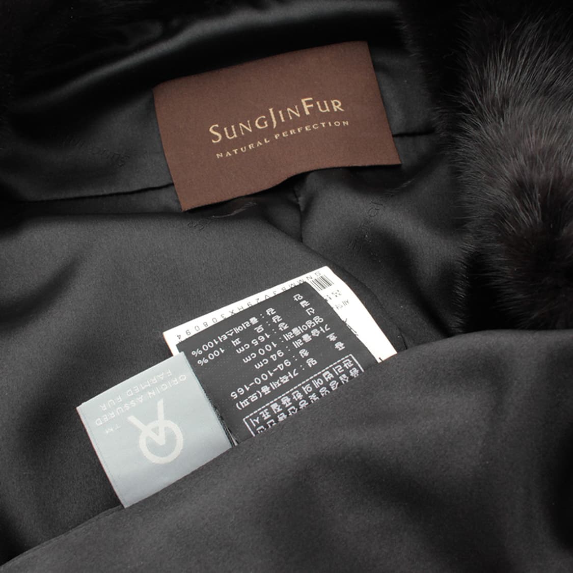 성진 블랙 밍크 퍼 롱 베스트 66 상품이미지3