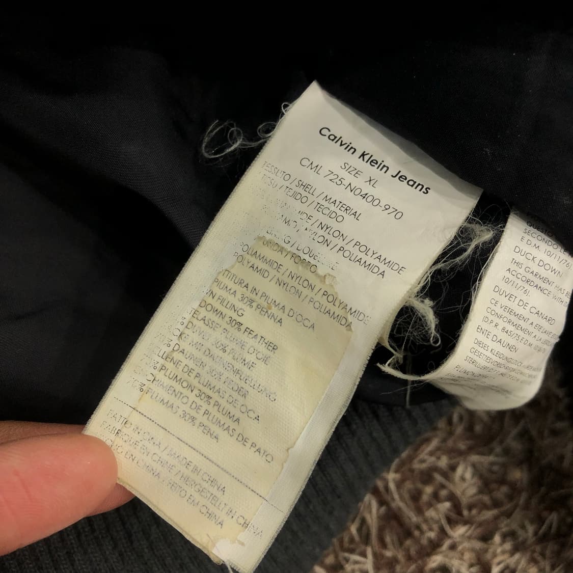 캘빈클라인 투웨이 봄버 MA-1 플라이트 후드 항공 점퍼 상품이미지7