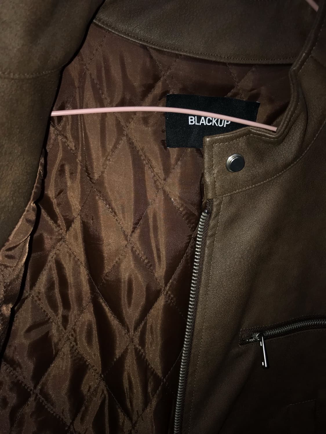 블랙업 자체제작 펠튼 레더 자켓 브라운 made 상품이미지4