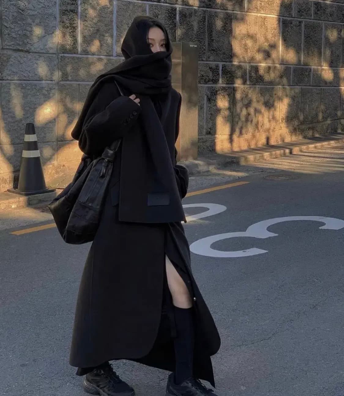 트리밍버드 캐시미어 머플러 딥브라운 상품이미지1