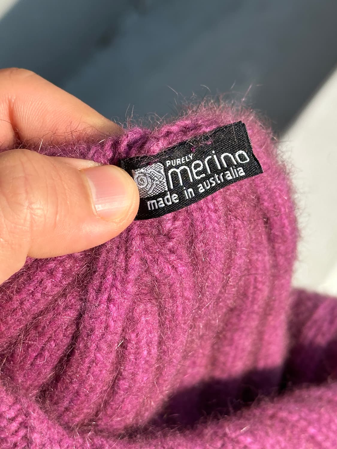 [M] 빈티지 골지 울 니트 비니 모자 Australia made 상품이미지5