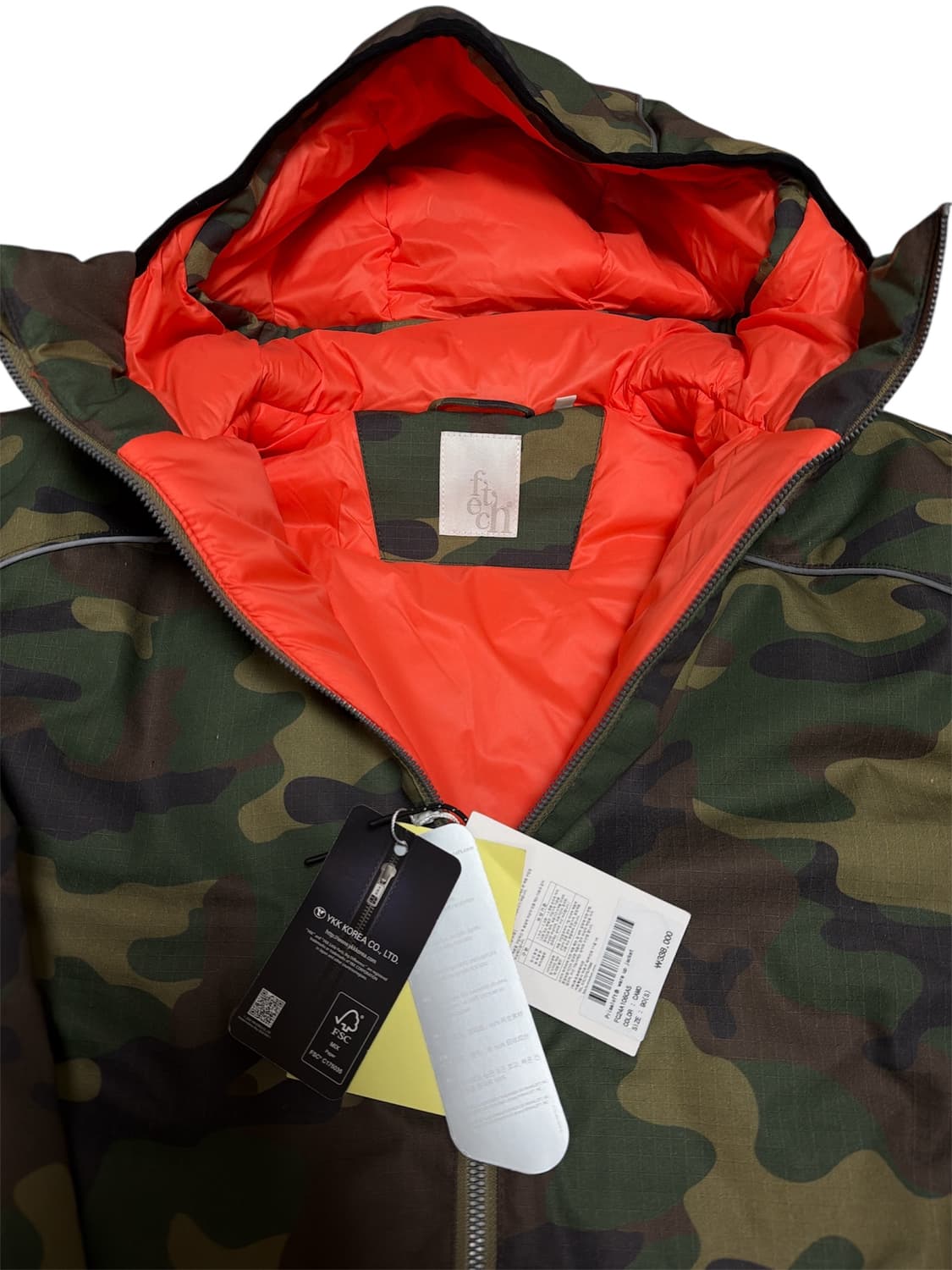 [S] 새상품 fetch 페치 스카치 카모 프리마로프트 웜업 자켓 상품이미지8