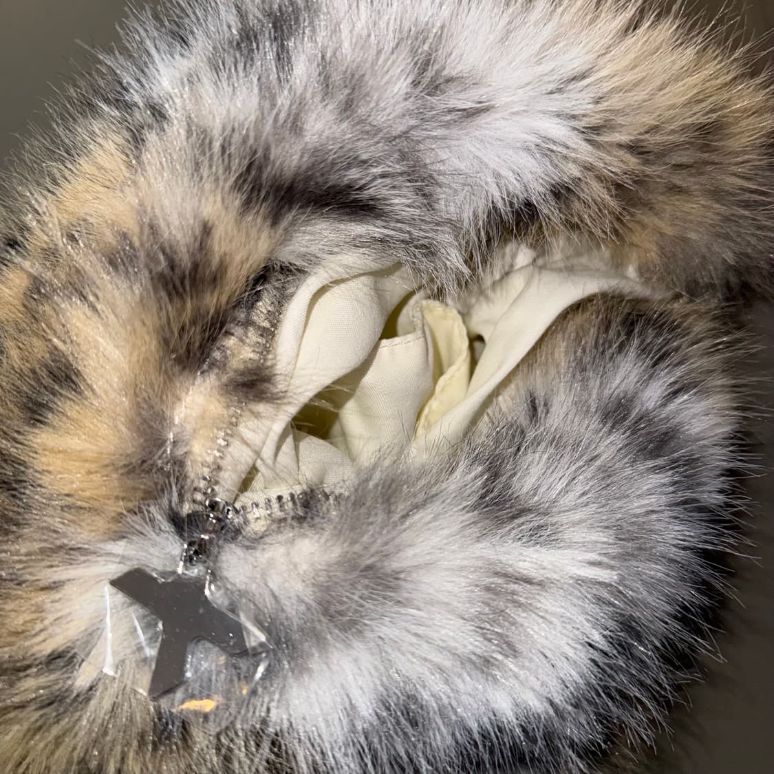 1xblue 레오파드 퍼 숄더백 상품이미지4