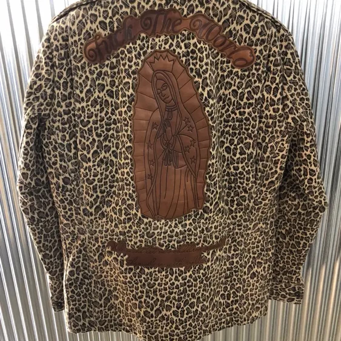 JINHOJEANS 레오파드 자켓 48사이즈 상품이미지3