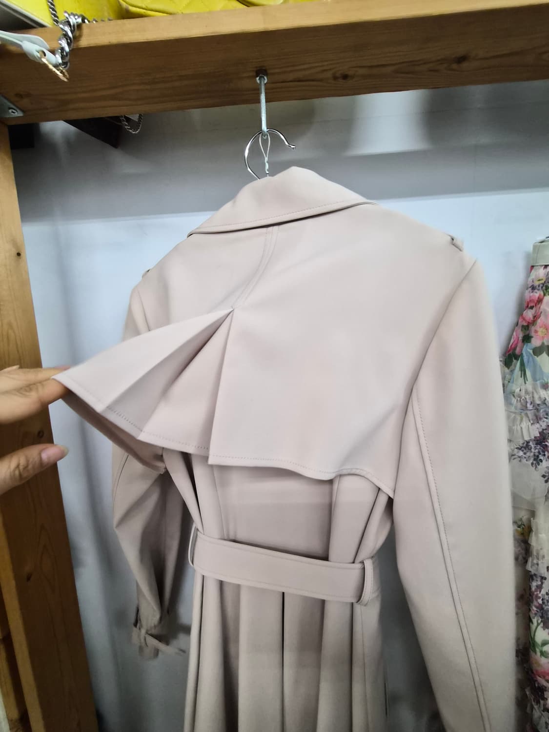 샤틴 원피스라인 트렌치코트 상품이미지8