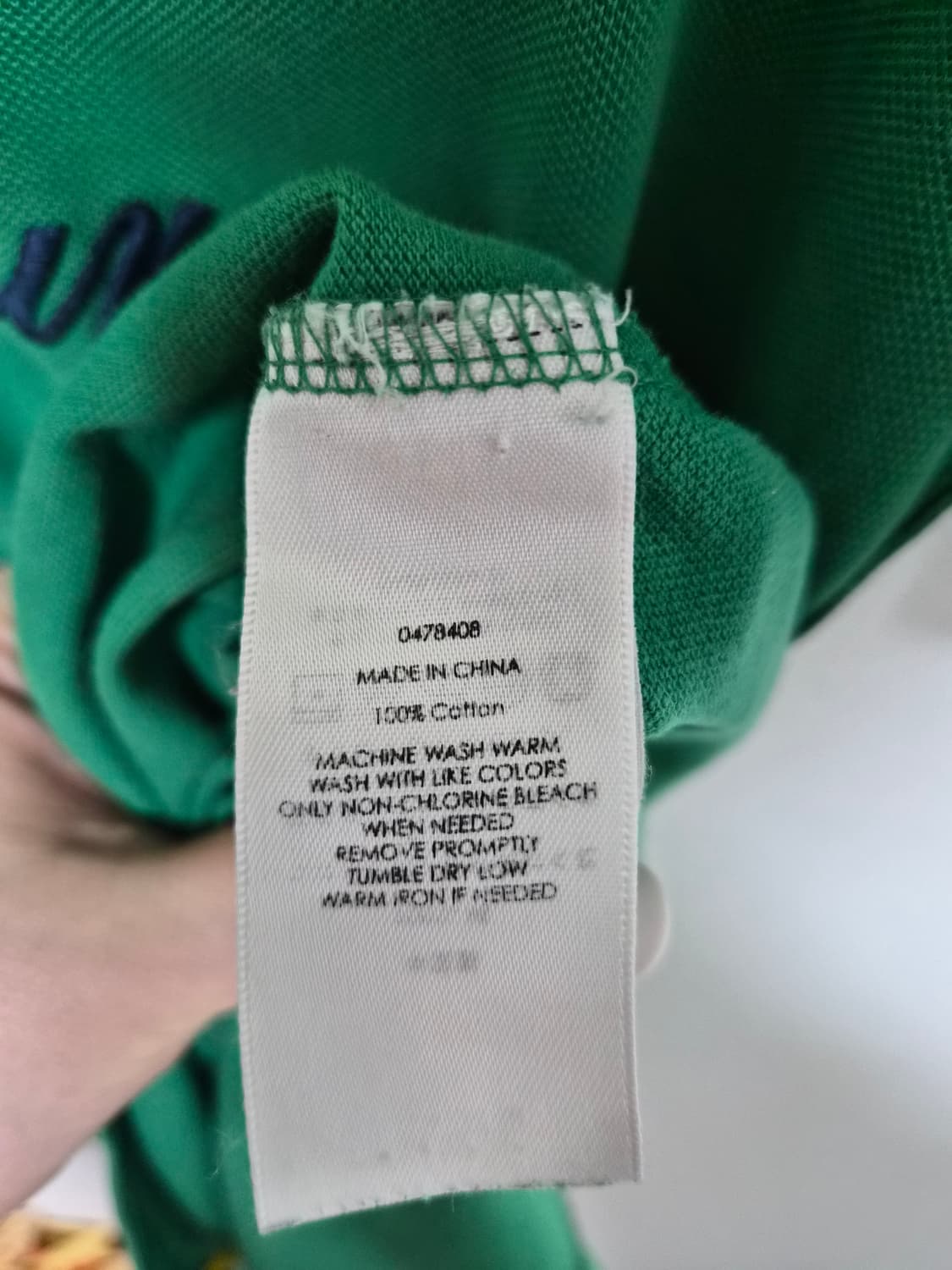 폴로랄프로렌Polo 빅자수 카라티셔츠 L사이즈 - T109 상품이미지5