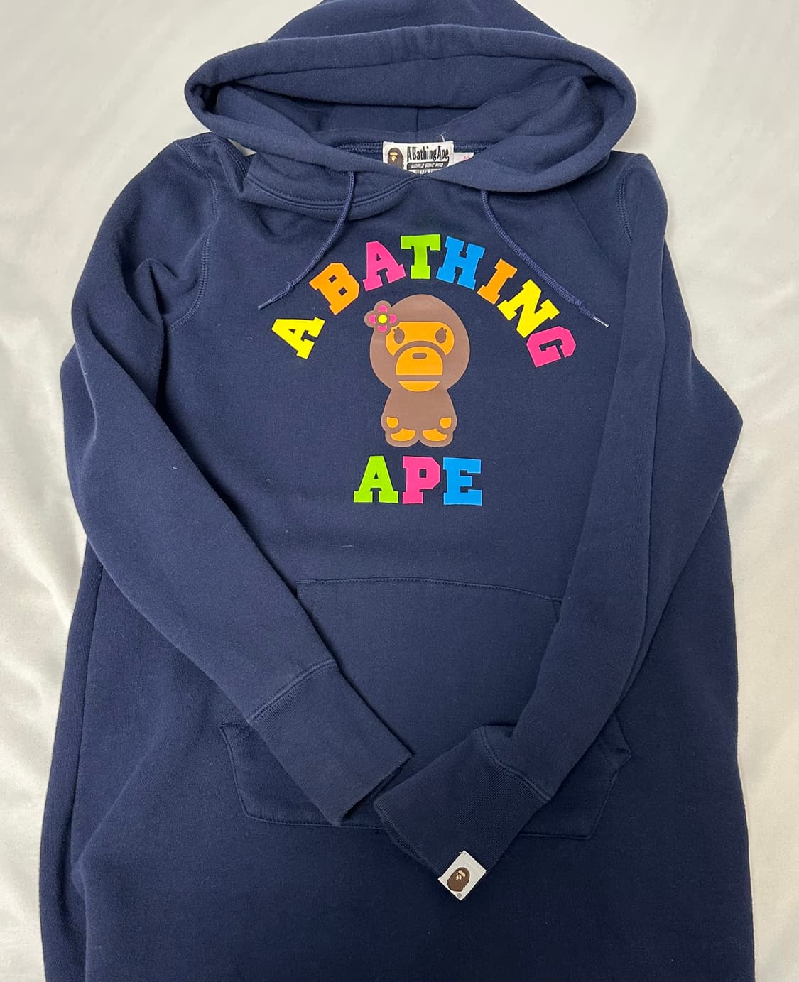 Bape Navy Long Hood 상품이미지1