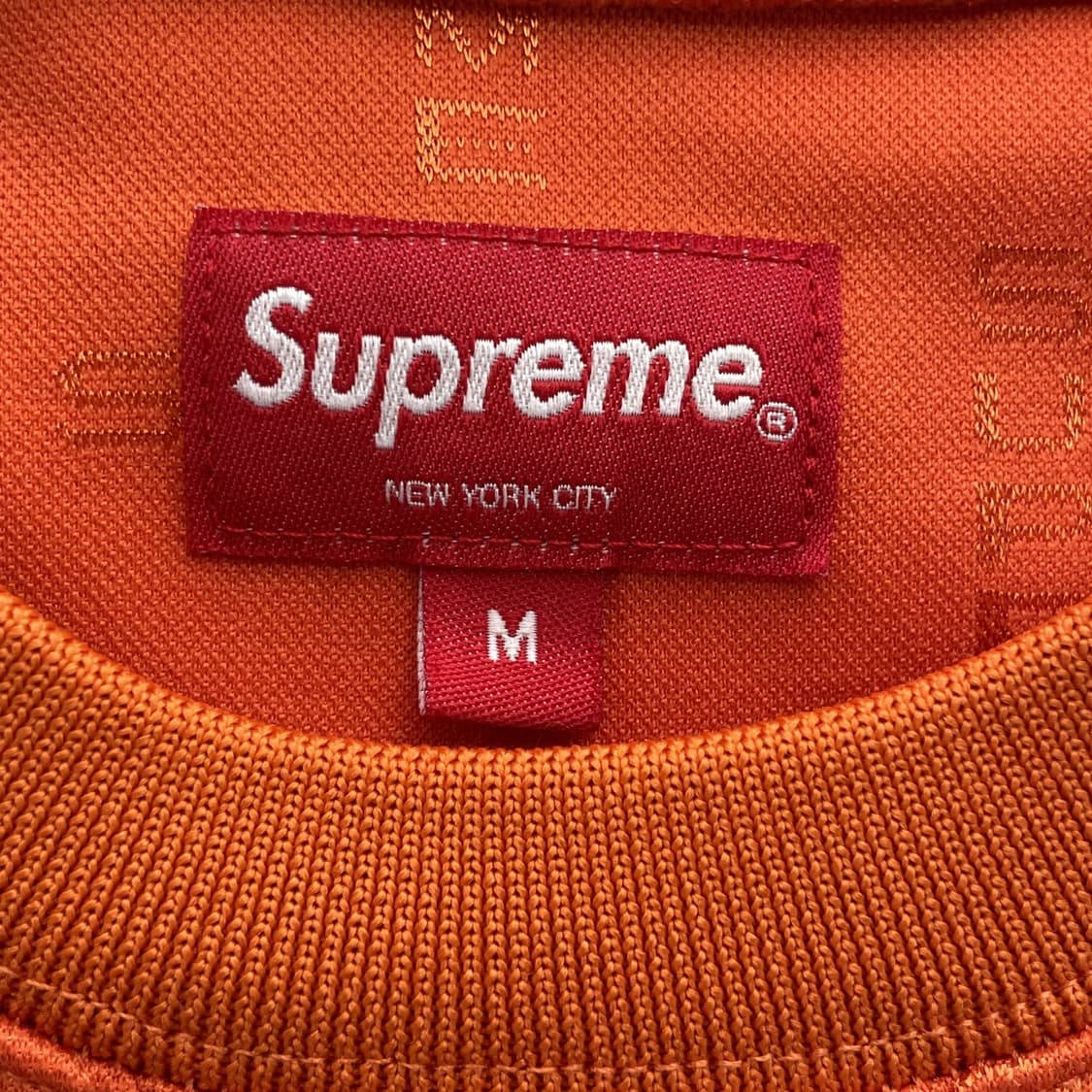 19SS 슈프림 하이스트 스탠다드 애슬레틱 S/S 탑 반팔 티셔츠 오렌지 상품이미지3