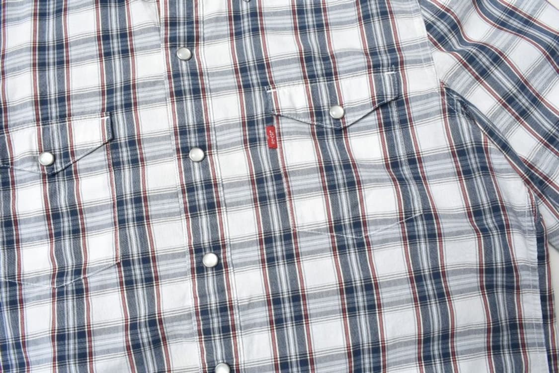 리바이스 웨스턴 체크 셔츠 남방 S N1199 상품이미지4