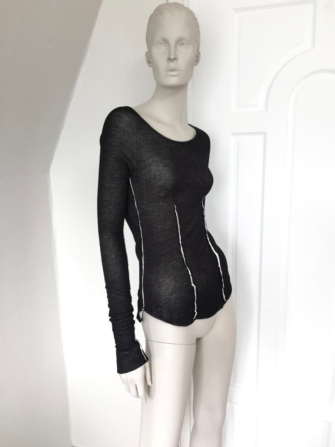 Diesel Two-Tone Slim Soft Knit Top 상품이미지1