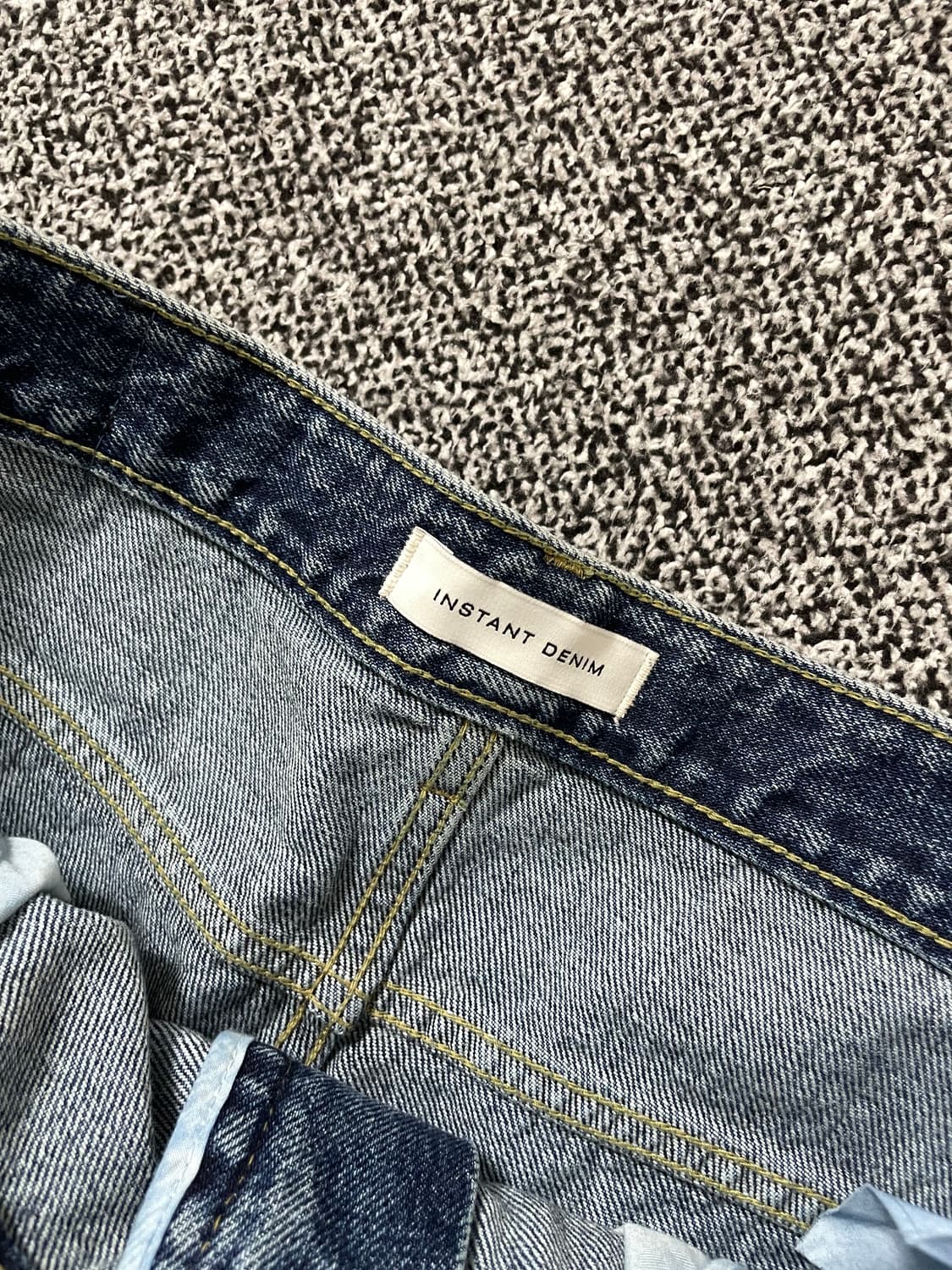 빈티지9. (새상품) 브랜디드 쿠라보 원단 록스타 데님 팬츠 청바지 워싱 상품이미지3