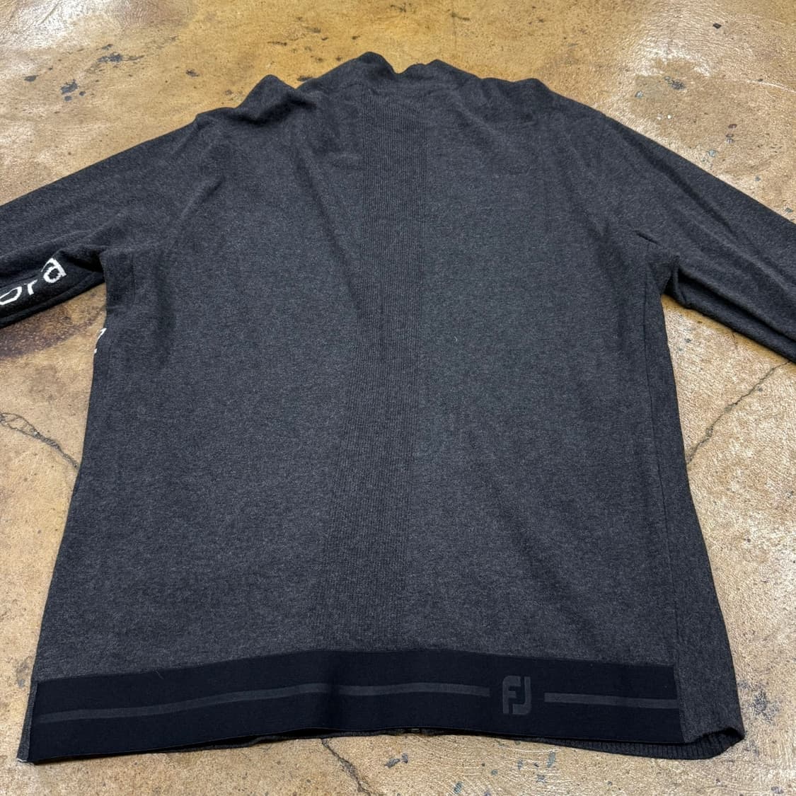 [ 정품/2XL,110 ] 풋조이 니트 집업 b10 상품이미지4