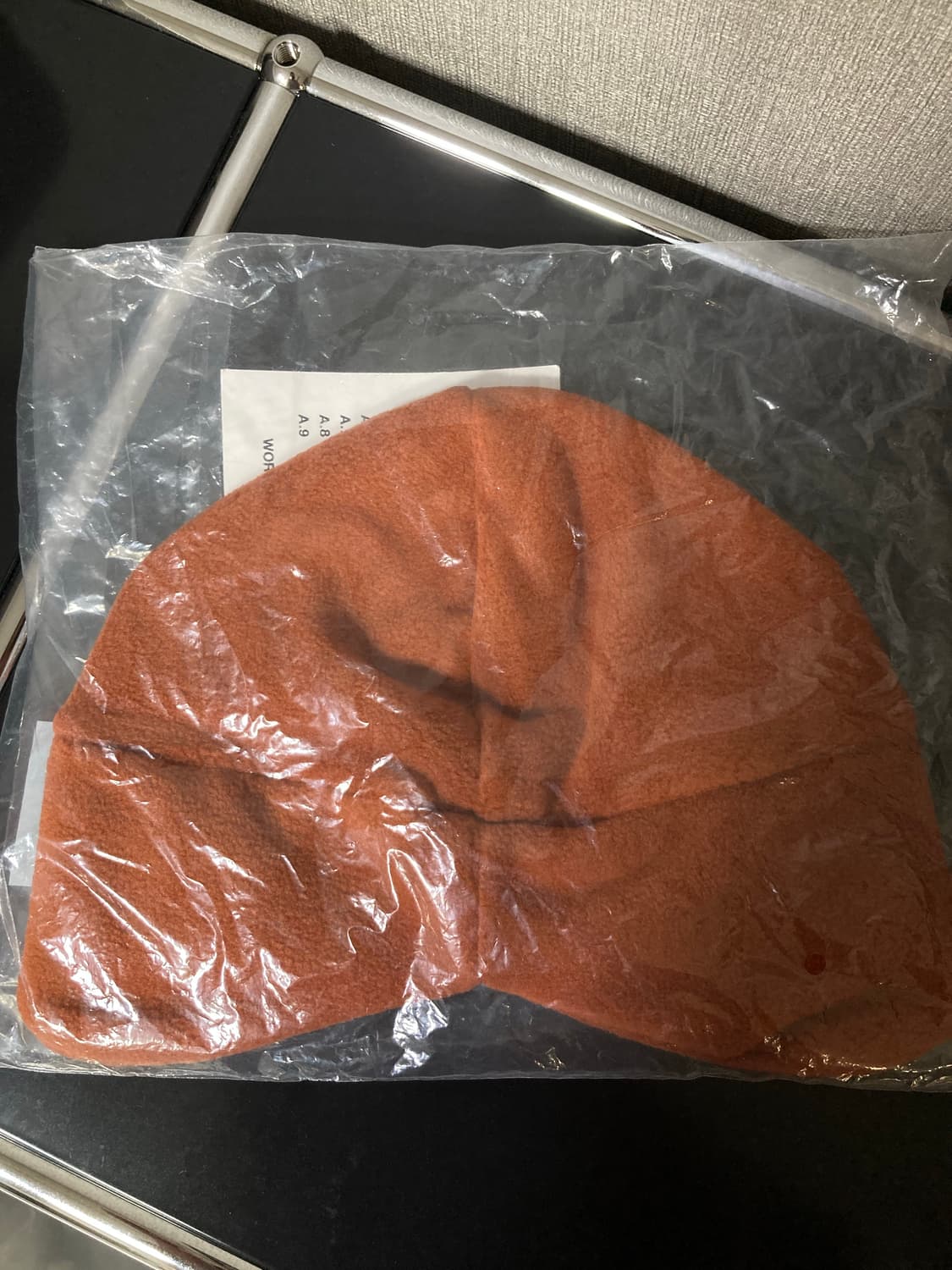 스투시 x 아워레가시 워크샵 폴라 플리스 비니 러스트 상품이미지2