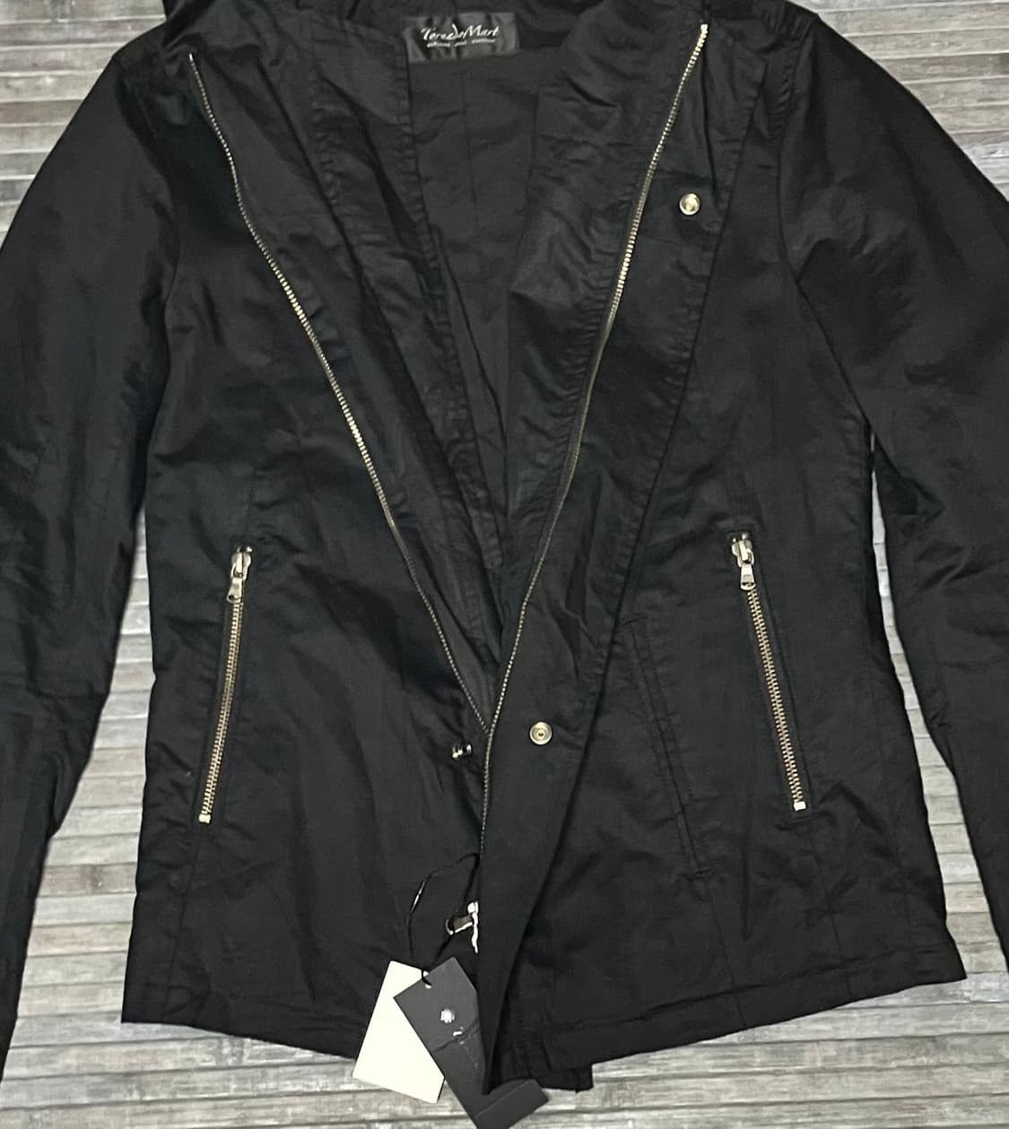 Asymmetric  zip hooded jacket 상품이미지3