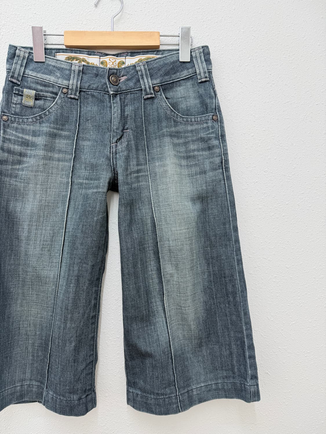 빈티지 EDWIN 로우라이즈 데님 하프 팬츠 상품이미지2