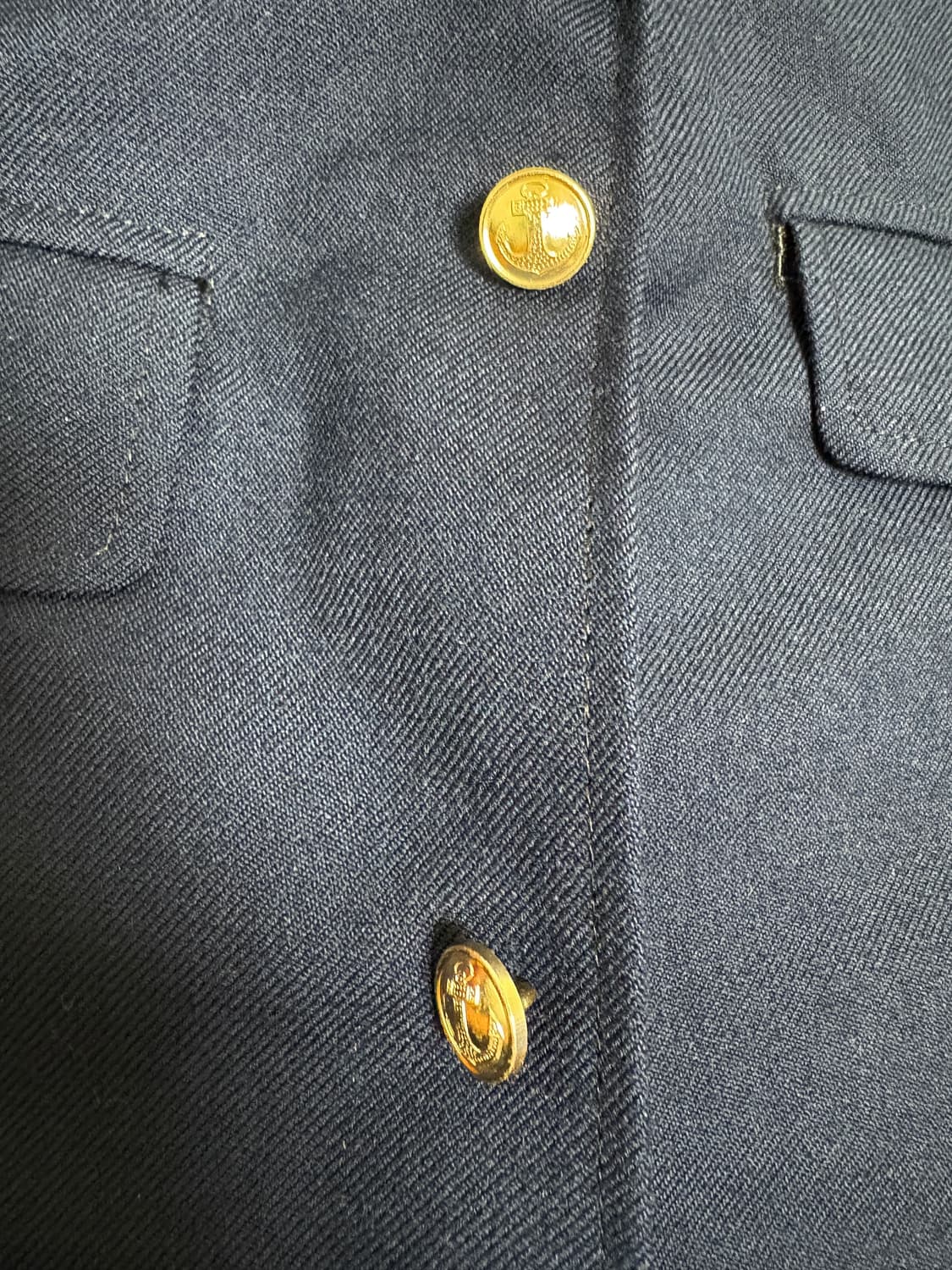 소련 해군 1991년 보급 네이비 금장 블레이저 자켓(105) 상품이미지3