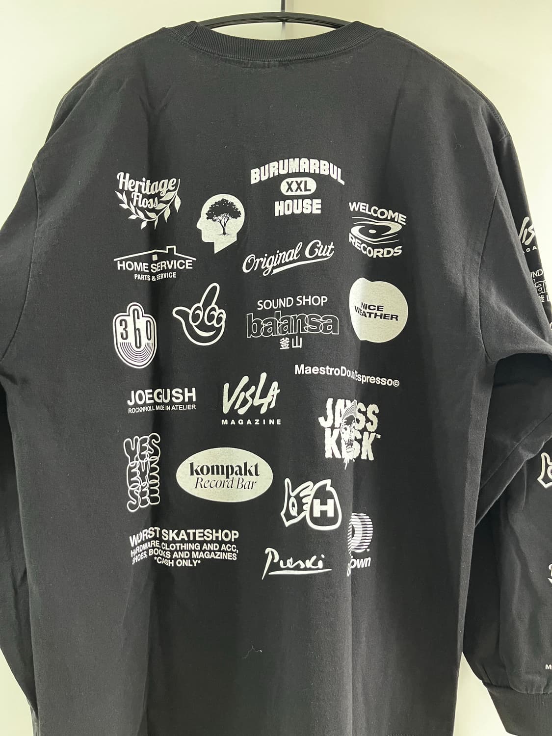 제이에스 키오스크 서포트 롱슬리브 블랙 L 상품이미지9