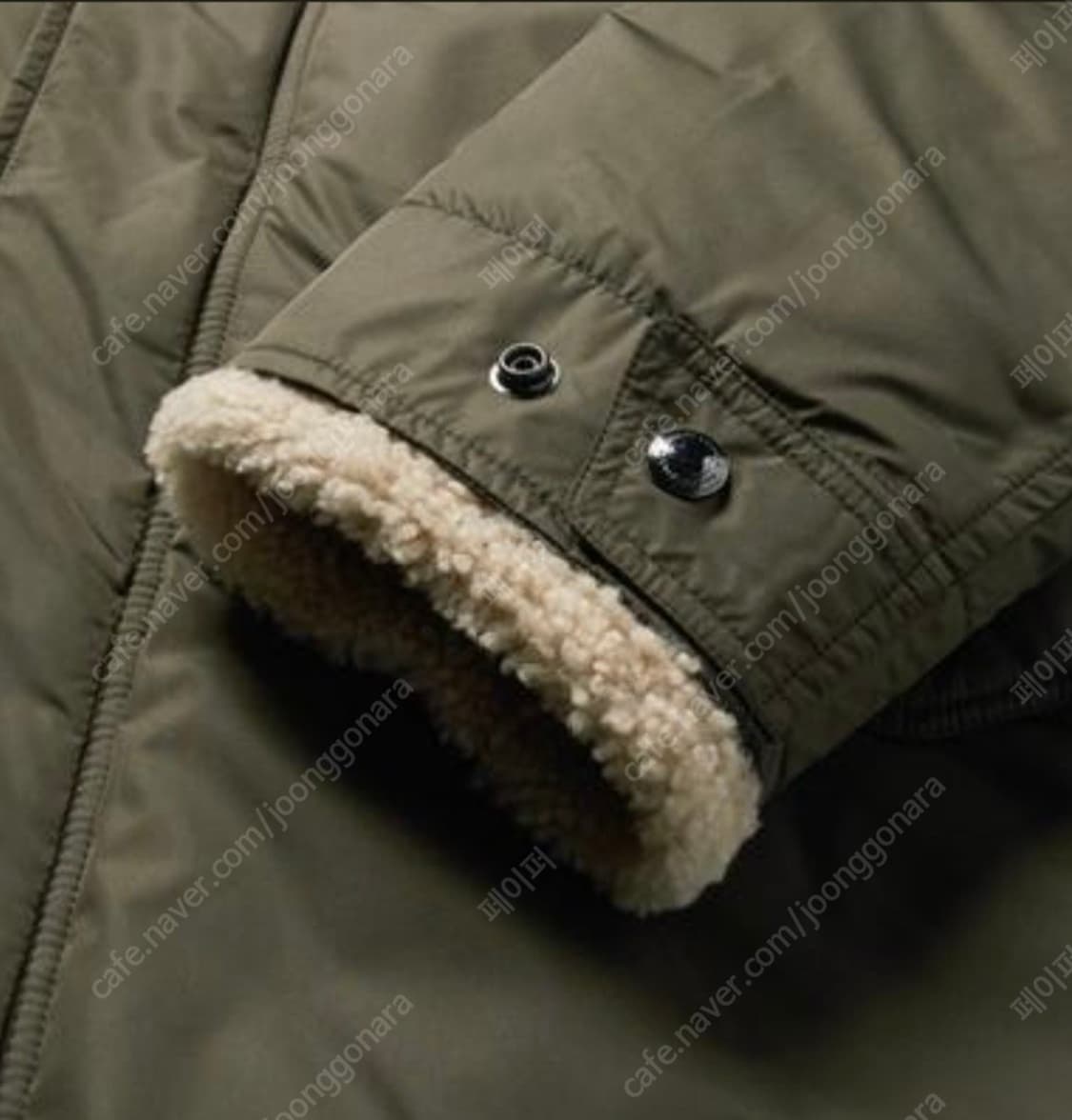 폴로 랄프로렌 시어링 다운 야상 파카 M 상품이미지5